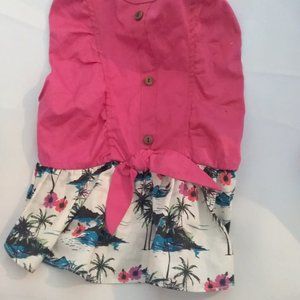 small dog pink dress